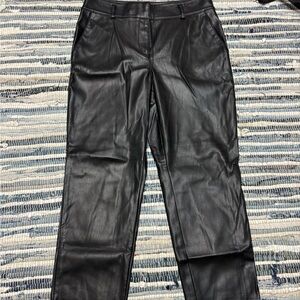* | LOFT | faux leather pants. Size 12.